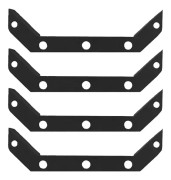 4 st golvsopningshängande vattenremsor för Br150 / Br151 dammsugartillbehör