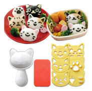 Form Katt Söt Form Sushi Kök Form SET Köksverktyg
