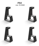 DATA FROG Väggfäste För PS4 Slim Pro Feet Stativ Konsol Horisontell Hållare Spelmaskin För Playstation 4 Tillbehör
