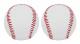 2PCS Vuxen Baseboll Mjukt Läder Sport Träning och Träning Softboll PU Läder Baseboll Sydd T Boll Lämplig för Spel Träning Träning Spel