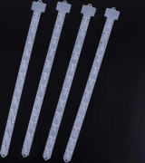 12-pack Plast Hängande Remsor, Detaljhandel Hängande Display Remsor, Varor Hängande Remsor, Station Remsor för Detaljhandelsbutik Display