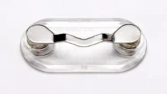Magnetisk glasögonbåge - ID-hållare, rostfritt stål, rostfritt stål