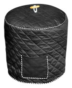 Dammskydd för tryckkokare, dammskydd för elektrisk tryckkokare, 6 liter, svart black