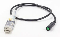 Elcykelkonverteringssatser elcykel USB programmeringskabel mellandrivna motordelar för bafang