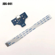 USB laddningsportuttag Kretskort för 12-pin JDS 011 030 040 055 14-pin 001-kontakt för PS4-kontroller