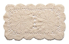 2 st 30*45cm Handgjorda Virkade Ihåliga Blommiga Bucolic