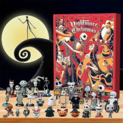 Halloween 24 dagar nedräkning adventskalender prydnader överraskning blind lådor leksaker festgåvor presenter(C）