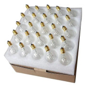 G40 Spherical Bulb-e12 Base-ip44-vattentät-varm Vit-för Yard L