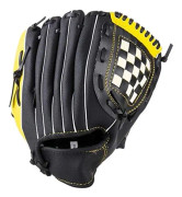 Basebollhandske Softbollhandskar med Baseboll PU Läder Justerbar och Bekväm, Vuxen och Ungdomsstorlekar – Höger Handkast-12,5 tum