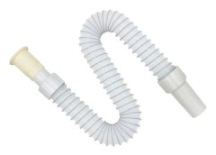 Tuyau Flexible D'vacuation, 1 1/4" X 32 Mm, Siphon/pige Odeurs Pour Lavabo, Extensible De 320-880 Mm