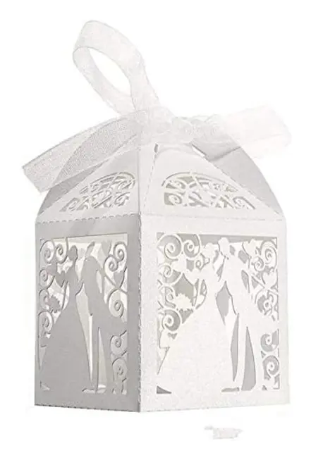 50-pack Fågelbur Candy Boxes, Godispresentaskar, Presentaskar, Papper
