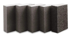 Slipningssvamp, 5-pack fina slipblock, våt och torr slipningssvamp för möbler väggslipning kök
