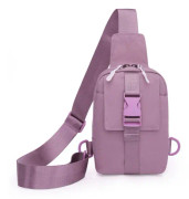 1st Classique Solide Couleur Étanche École Parläge Casual Bandoulière Sac À Bandoulière (violett)