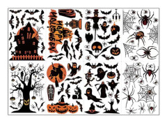 Halloween Window Clings, Halloween Haunted House Party Supplies Style 5