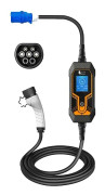 Bärbar laddare för elbil, Wallbox Typ2-kabel, 32A 7KW, typ2 7KW 5m Kabel