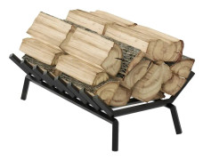 Eldstad, Solid Stålkonstruktion, Kraftigt Design, svart