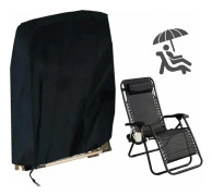 Vikbart överdrag till solstol Cover för solstol Anti-UV Vattentätt Dammtät 210D Oxford Garden Relax cover för solstol (96x85cm)