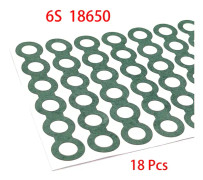 1S 6S 18650 21700 Li-ion batteriisoleringspackning Kornpapper batteripaket Cellisolerande lim Fiskelektrodisolerade kuddar