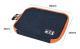 Case för extern hårddisk (Storlek: 28 × 20 × 3,5 cm) (blå)