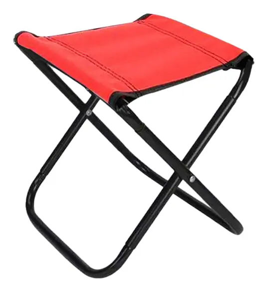 Campingpall, hopfällbar pall med bärväska, aluminiumlegering