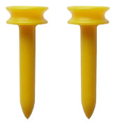 Golfpeggar i plast / Castlepeggar 5 mm (50 st) Gul
