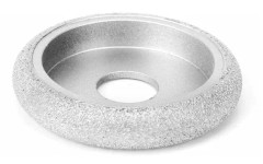 2,87 tum Rom Slipsten, Lödd Diamantslipsten för Glas Keramisk Sten (0,5 cm)