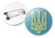 Ukrainsk fredsmärke, diameter 25 mm (stil 6)
