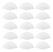 Set med 20 bröllopsfjädrar, plast, vita, för bröllopspåsar