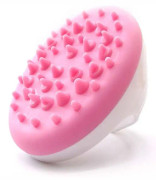 Kroppsmassageborstar Anti Cellulite Slimming Relaxing Scrub Massager för Bad Spa (Rosa)