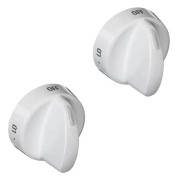 2 st 316442512 Ytbrännare Knapp Kompatibel, Sears Serie Ugnar