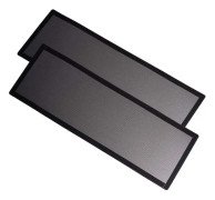Fläktdammfilter Mesh Magnetisk ram PVC PC Case Mesh Cover Svart