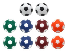 Bordfotboll Foosballs Ersättningsbollar Mini Multicolor 36mm Officiell Foosball 10 Pack