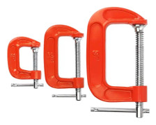 C-klämma Klämma Set om 3 G Klämma Klämmor Set för träbearbetning, G Klämma 25mm/50mm/75mm (1”/2”/3”)