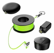 Magnetisk kabeldragare, magnetiskt kabelutdragningsverktyg, magnetisk nålträdare, magnetisk kabeldragare, elektrikertrådningssats för hem utomhus(1 set)