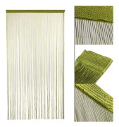 Fringe dörrgardin, 1m*2m väggpanel, rumsavdelare, för hem, pa