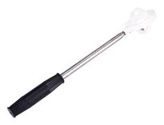 Praktisk Golf Picker Teleskopisk antenn Ball Pick up Tool Device Retriever Scoop (Vit)