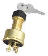 A.a.a. Mässing 15a 12v 3 Positioner 3 Terminaler Motor Förrätt Nyckel Guld