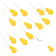 12 st Plage-Plast för sömnad, DIY-Plast, Korsstygn sätter på att sy med hand & quiltning Hantverk (gul) Yellow