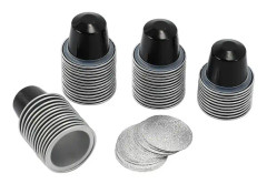 50 Set Refyllbara Kaffe Kapsel Koppar Engångs Kaffe Kapsel Förpackning Svart Cafe Tillbehör