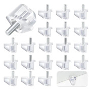 3 mm hylla stöd pin klar plast stöd liten skåp hylla stift ersättning pin skåp hylla stöd stift (20 stycken)
