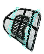 Support lombaire pour si ges auto et chaises de bureau en tissu r sille no