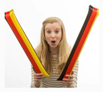 Uppblåsbara klaffar - Supporter - tyska färger