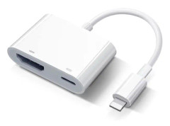 iPhone iPad HDMI Adapter TV Lightning till HDMI-kabel Plug and Play