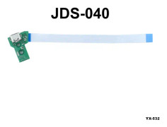 1st USB laddningsportuttag Kretskort för 12Pin JDS 011 030 040 055 14Pin 001-kontakt för PS4-kontroller 12P 14P