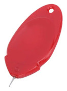 Nåltråd för handsyning, plastnåltrådverktyg enkel tråd nålar (röd) Red