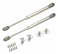 gastrycksfjäder 2 delar hydraulisk pneumatisk köksskåpshållare, 80N/8kg pneumatisk spjäll, med skruvar
