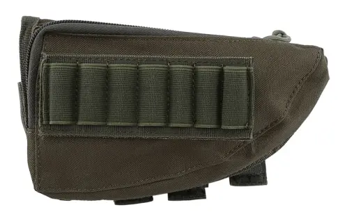 Multifunktionell hagelgevär och gevär Kulpåse Cheek Pad Shell Pouch (armégrön)