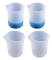 Silikonmätkoppar, 6 st 250ml/100ml Nonstick Återanvändbara silikonblandningskoppar Slitstark Easy Clea