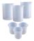 Silikonmätkoppar, 6 st 250ml/100ml Nonstick Återanvändbara silikonblandningskoppar Slitstark Easy Clea