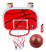 Barn inomhus Basket Hoop Game Set Mini Basketball Hängbräda med boll och pump för barn
